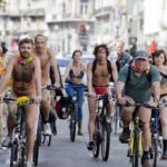 Nude cyclists demand better bike safety in Brussels