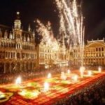 New Year’s Eve party in the center of Brussels