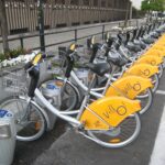 New electric bike service Villo in Brussels